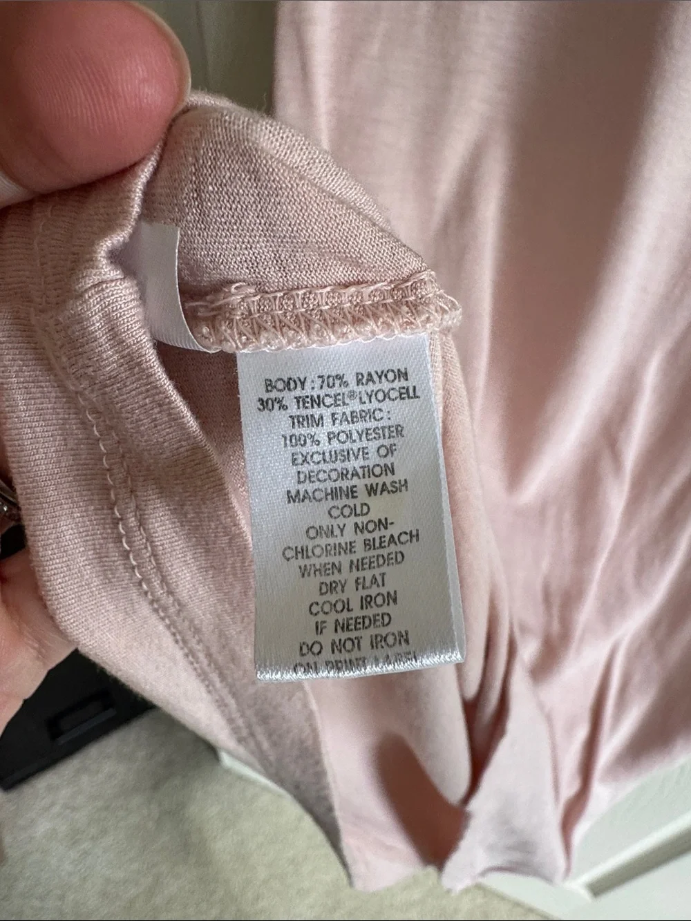 LOFT Pale Pink Ruffle Off-Shoulder Tank Top - Picture 4 of 4
